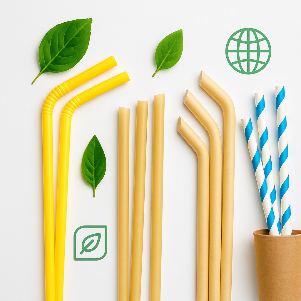 different types of straw